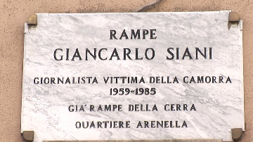 26° Anniversario dell'uccisione di Giancarlo Siani